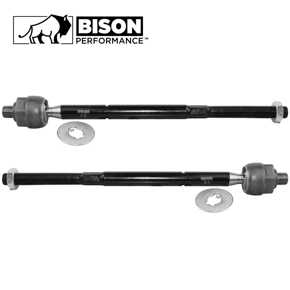 Pair of Inner Steering Tie Rod Ends for Dodge Jeep