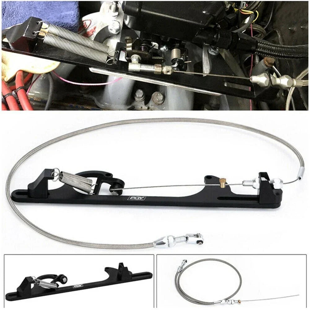 Throttle Cable Kit Stainless Steel for 4.8/5.3/6.0L GM LS Engine (1999-2007)