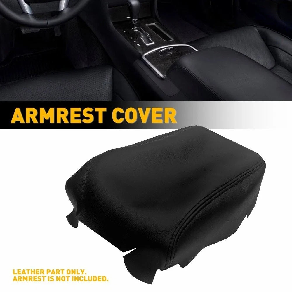 Center Console Lid Armrest Cover Leather for Dodge Chrysler (2011–2022)