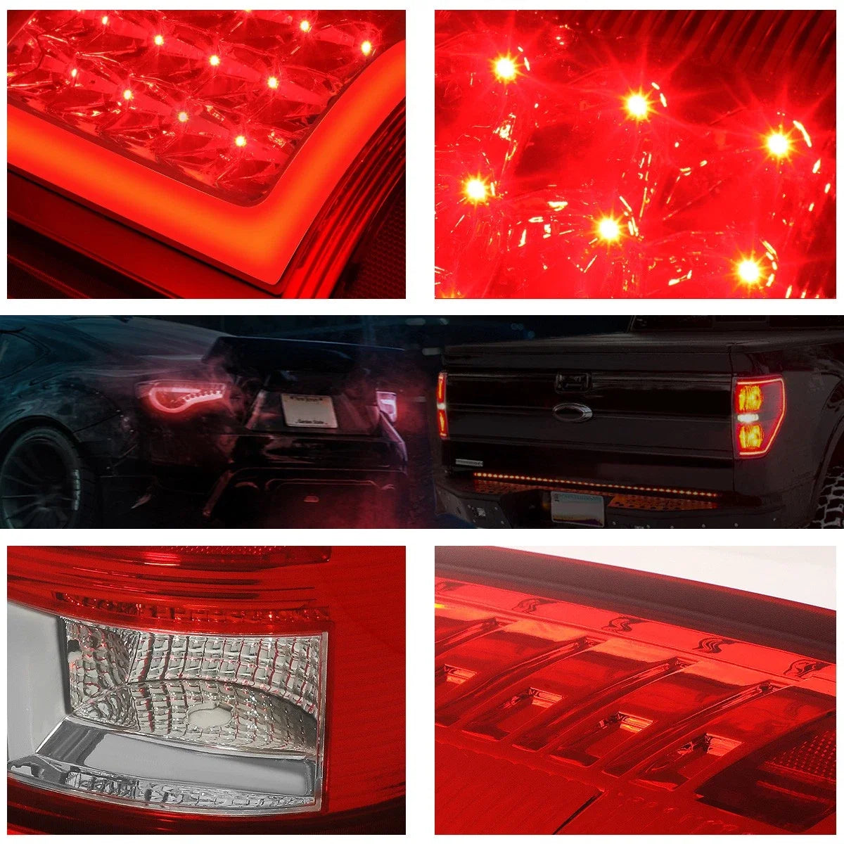 Tail Light 3D LED L-Bar for Dodge Ram Pickup 2009-2017