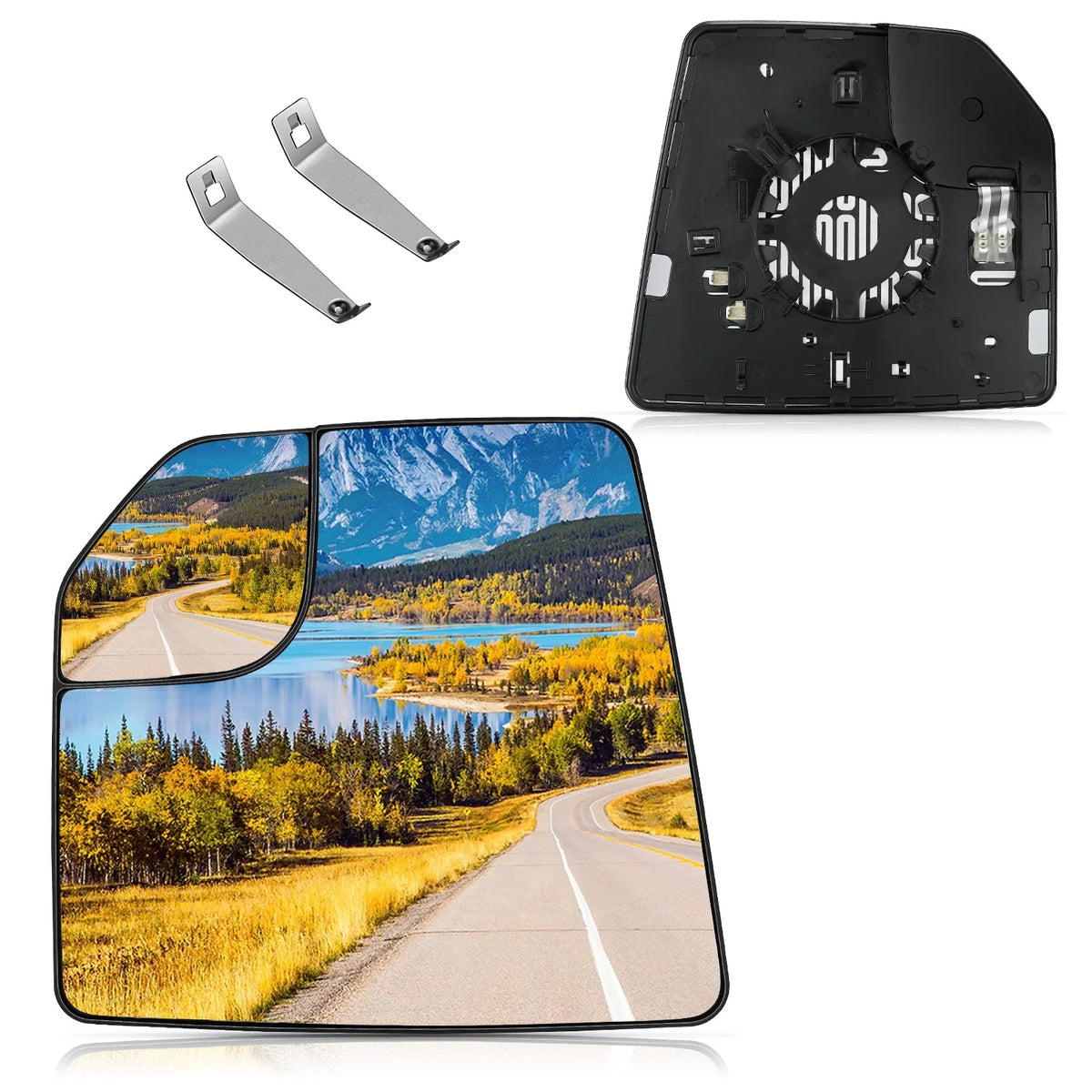 Heated Mirror Glass with Spotter for Ford F150 (2015–2020)