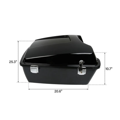 Chopped Trunk with Latch Key for Harley Davidson Touring Glide 1997-2013