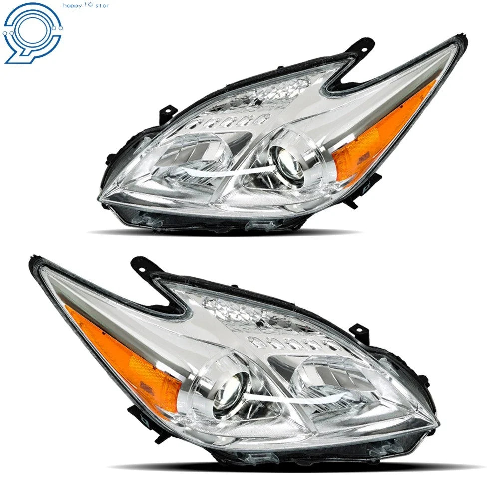 Headlights for Toyota Prius (2012–2015) Halogen Type Driver & Passenger