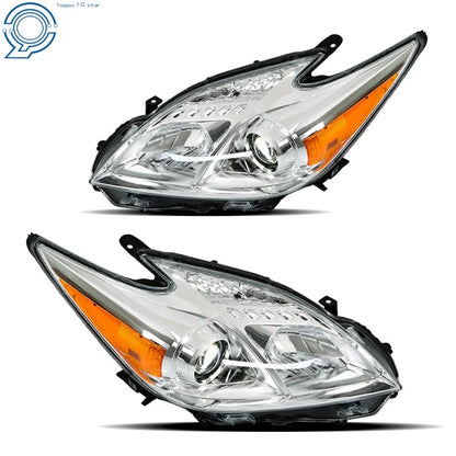 Headlights for Toyota Prius (2012–2015) Halogen Type Driver & Passenger