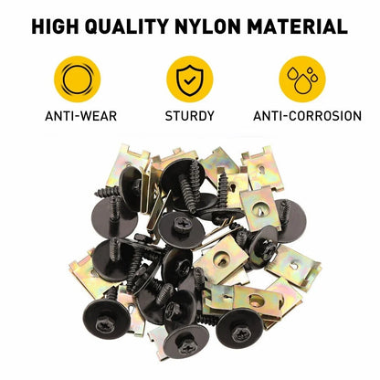 Engine Guard Splash Shield Hardware Kit for Toyota Hilux N70 2005-2015