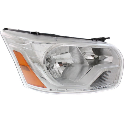 Passenger Side Headlight for Ford Transit-250 (2015–2016) Halogen with Bulb