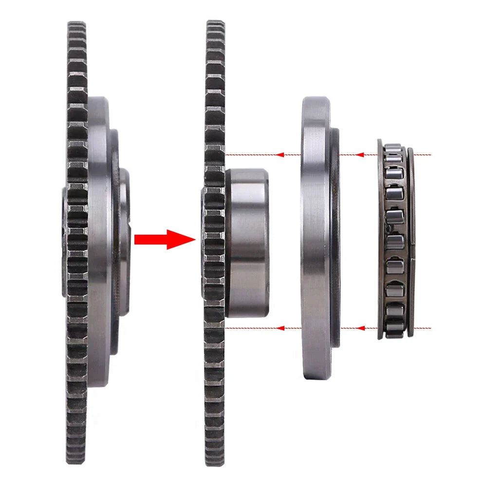 Idler Gear Starter Clutch for Yamaha Kodiak Grizzly YFM 400 450 2000-2023