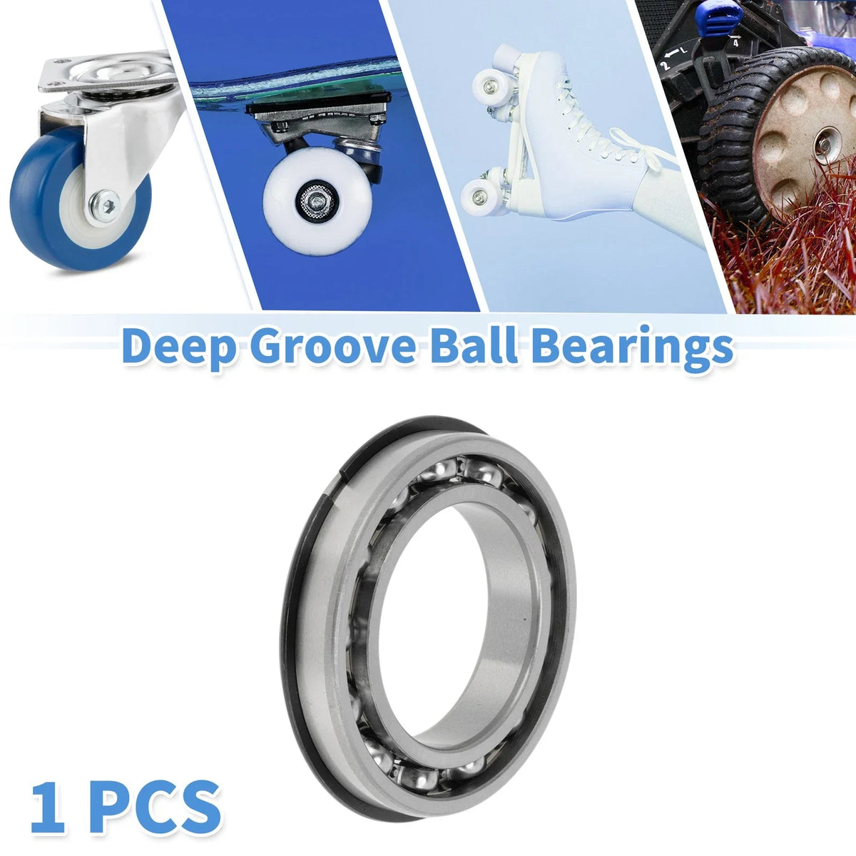 6012NR Deep Groove Ball Bearing for Scooter Skateboard Wheel (P0)