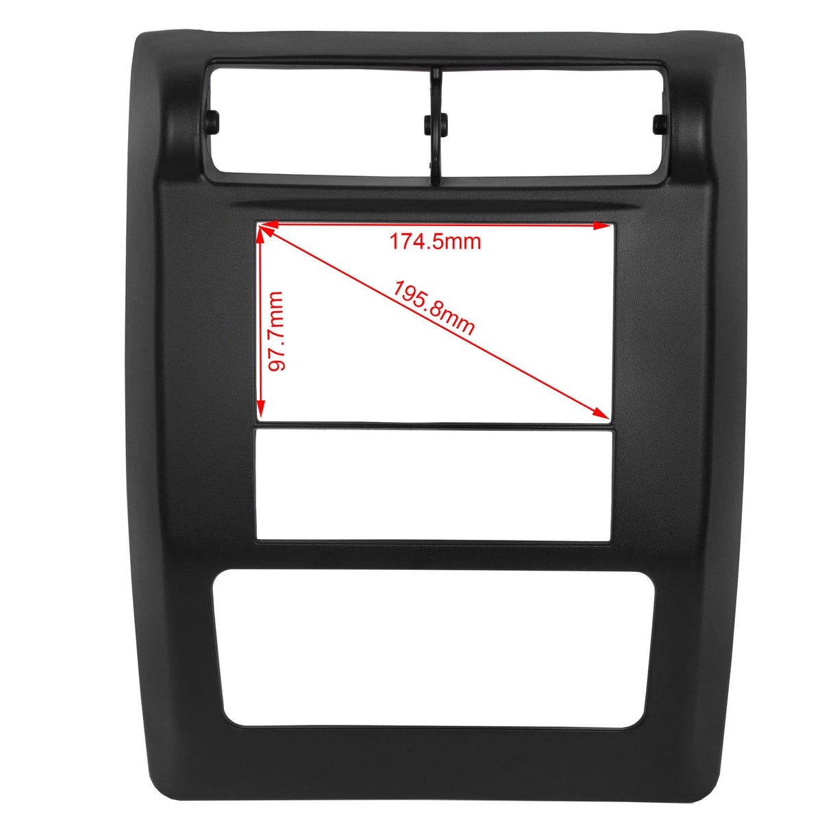 Double Din Dash Kit for Jeep Wrangler TJ (2003–2006)