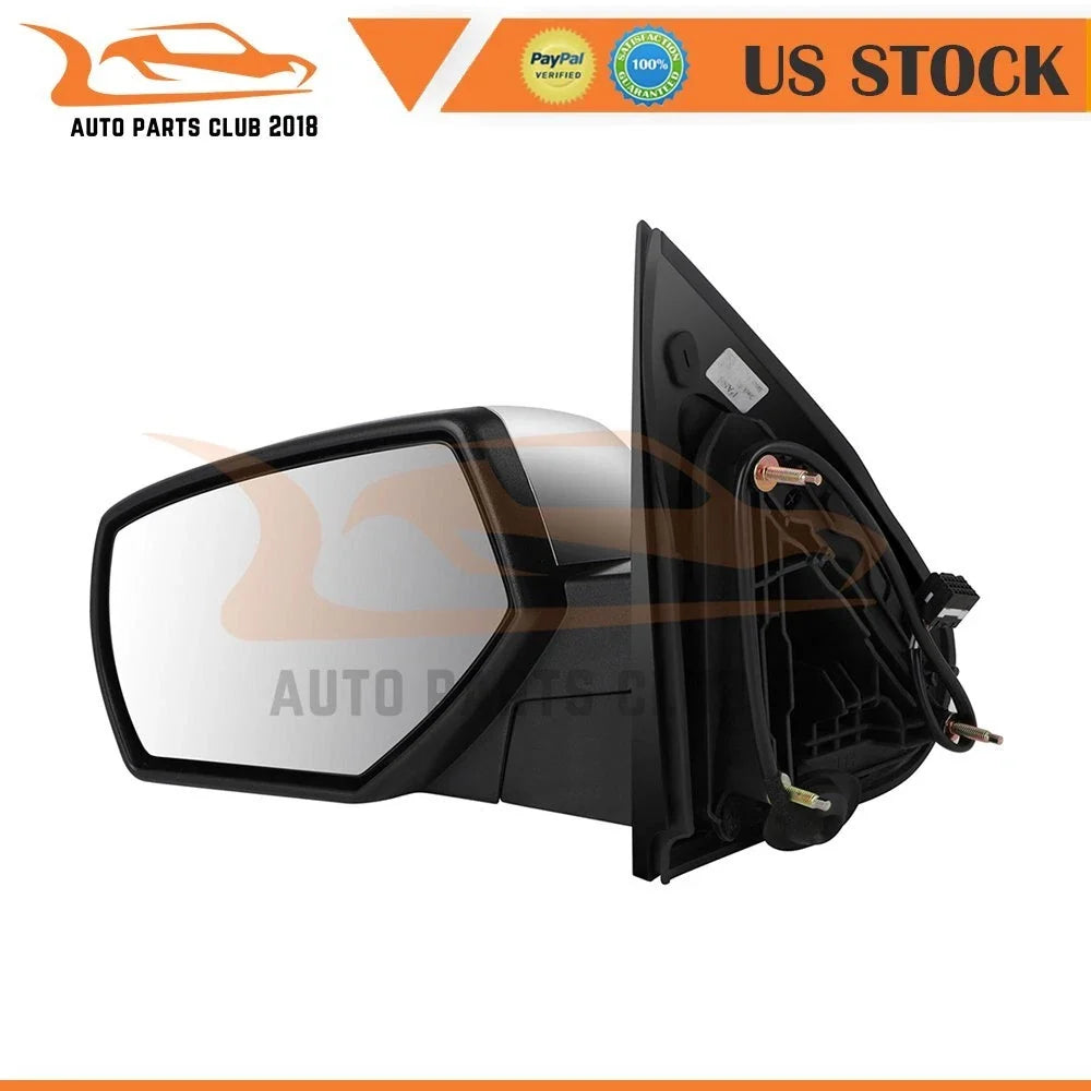 Driver Side Power Heated Chrome Exterior Mirror for Chevy Silverado (2015–2018)