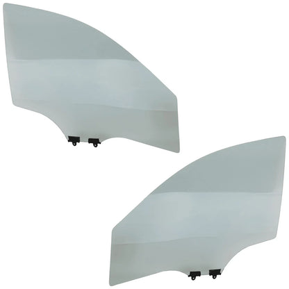 Front Door Glass Set - 2 Pieces for Acura MDX