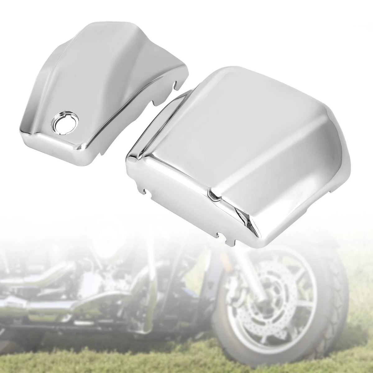 Battery Side Cover for Yamaha V-STAR 1100 XVS1100 Classic (1999–2011) Chrome