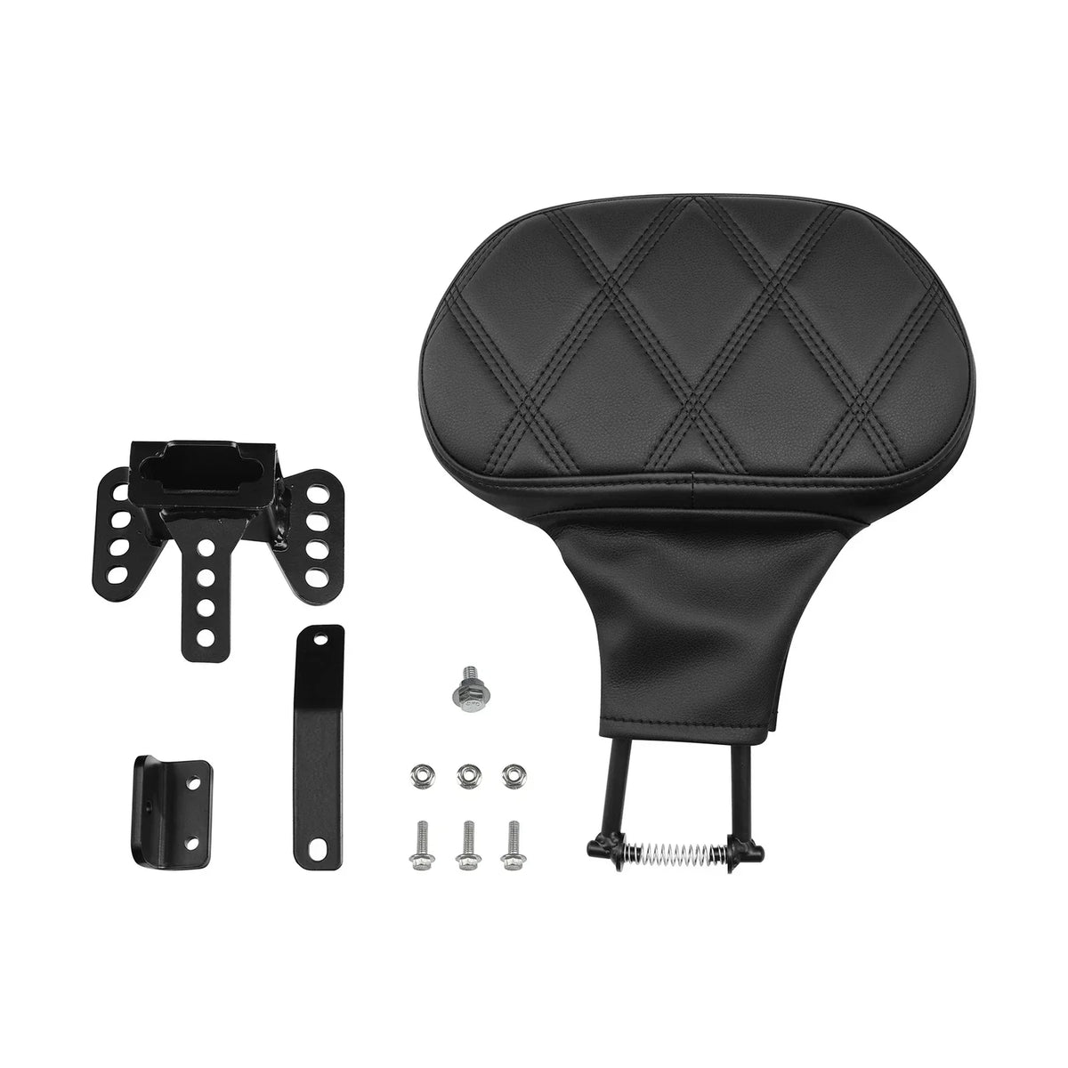 Driver Backrest Bracket Pad Mounts for Harley Touring Road King Glide