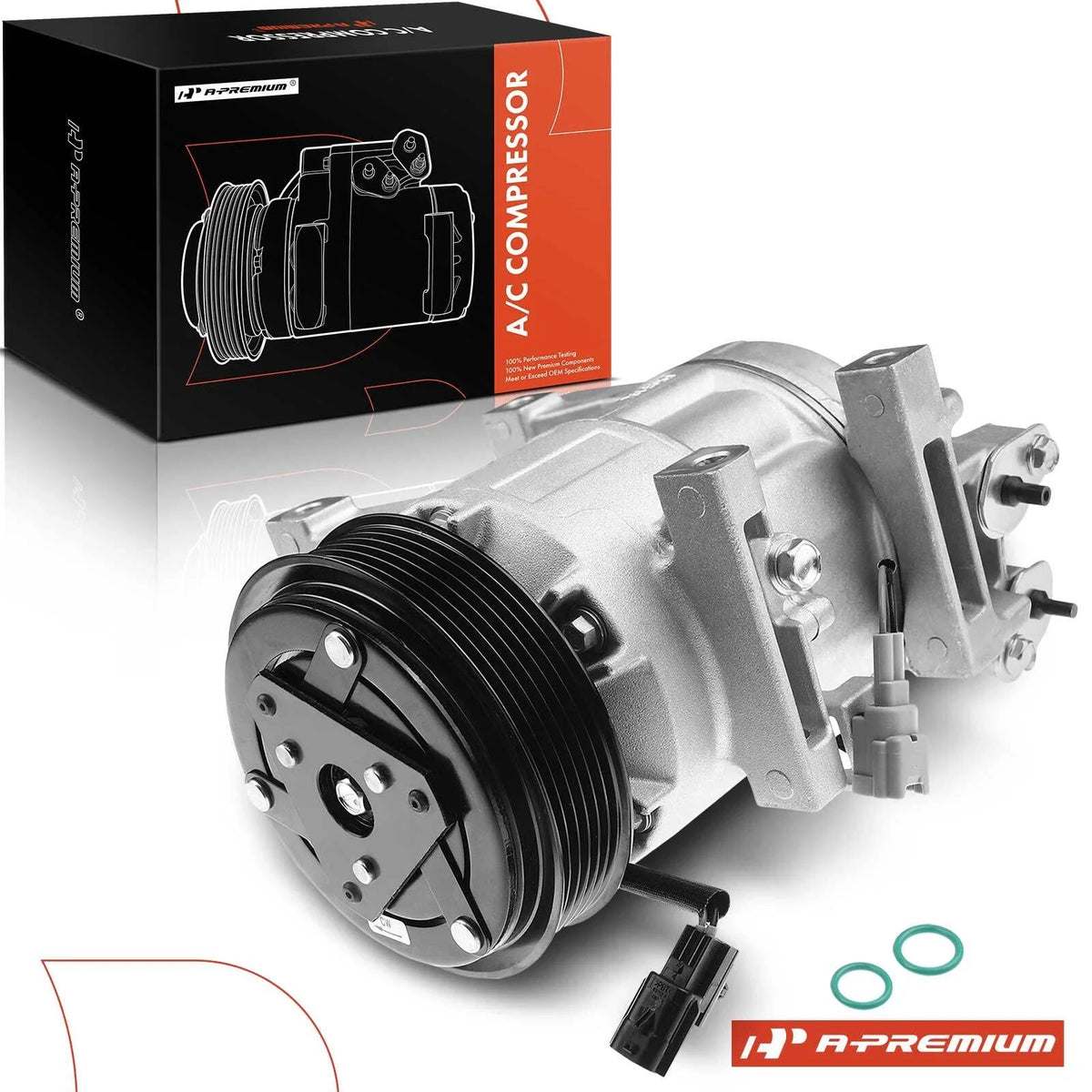 A/C Compressor with Clutch for Nissan Altima (2007–2018) Rogue L4 2.5L