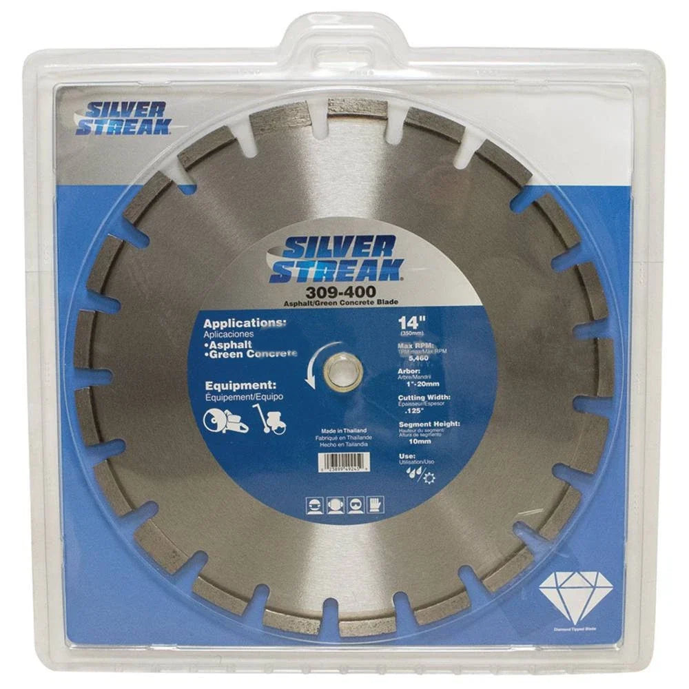 309-400 Asphalt/Green Concrete Blade for