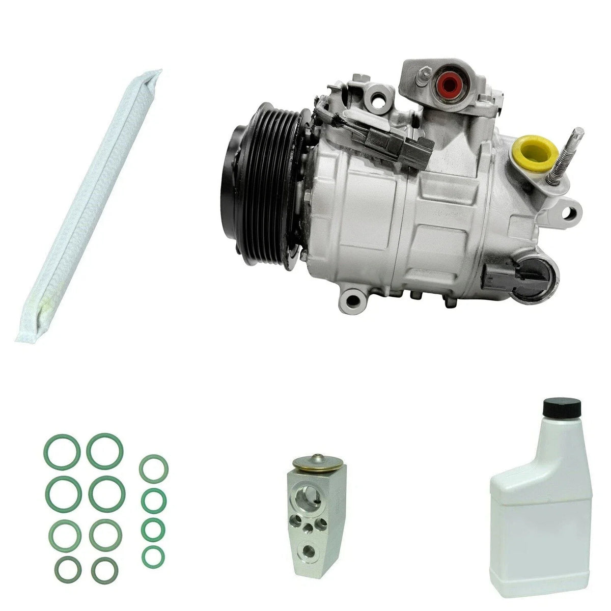 AC Compressor Kit Replacement for Toyota EA68 Without Rear Air (2005–2015)