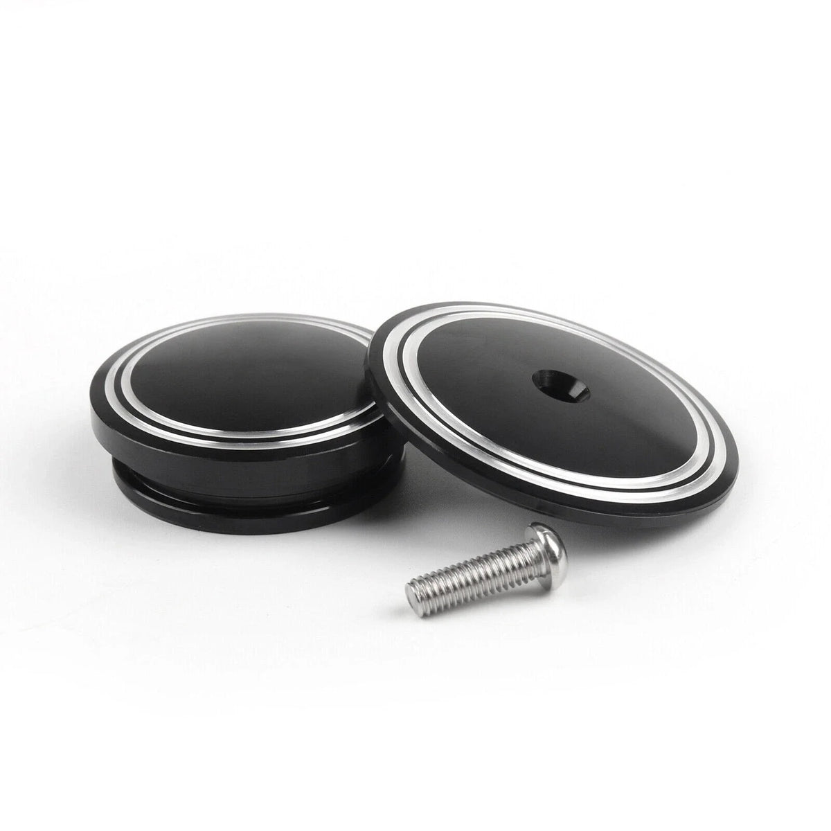 Frame Hole Caps (Set of 2) for BMW R Nine T R1200 2014-2016 - Black