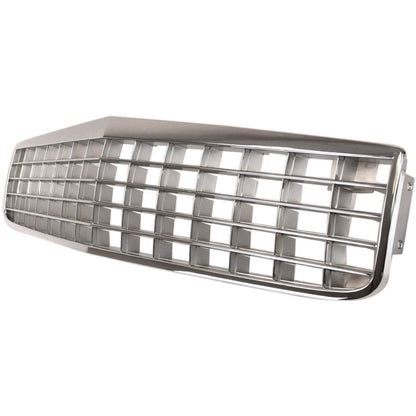 Grille for Cadillac DeVille (1994–1996) Chrome Shell with Silver Insert