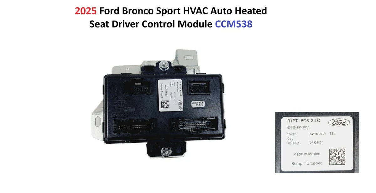 Heated Seat Control Module for OEM Bronco Sport 2025 CCM538
