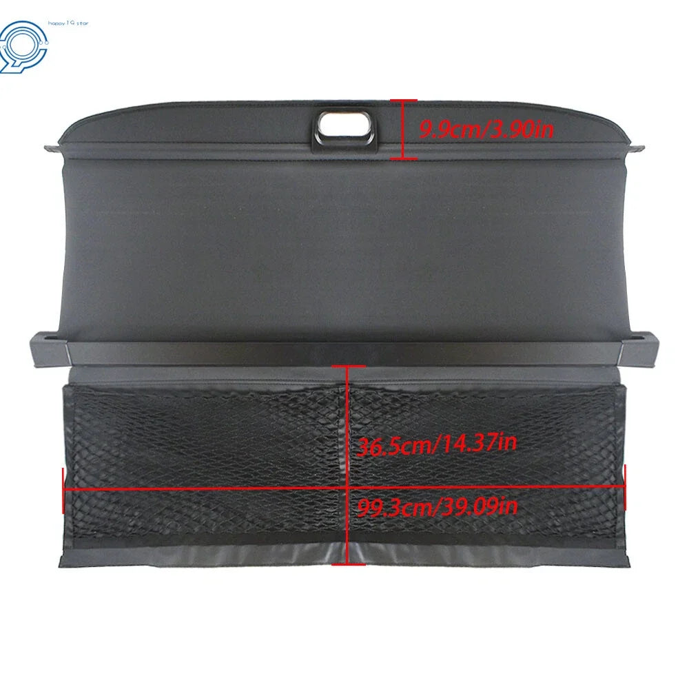 Cargo Cover with Anti-Theft Shield for Smart ForTwo 2007–2014