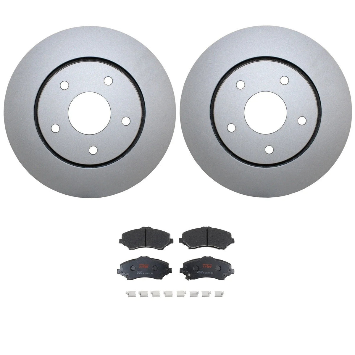 Front Brake Kit 302mm Rotors & TRW Pads for Chrysler Dodge Ram VW