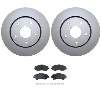 Front Brake Kit 302mm Rotors & TRW Pads for Chrysler Dodge Ram VW