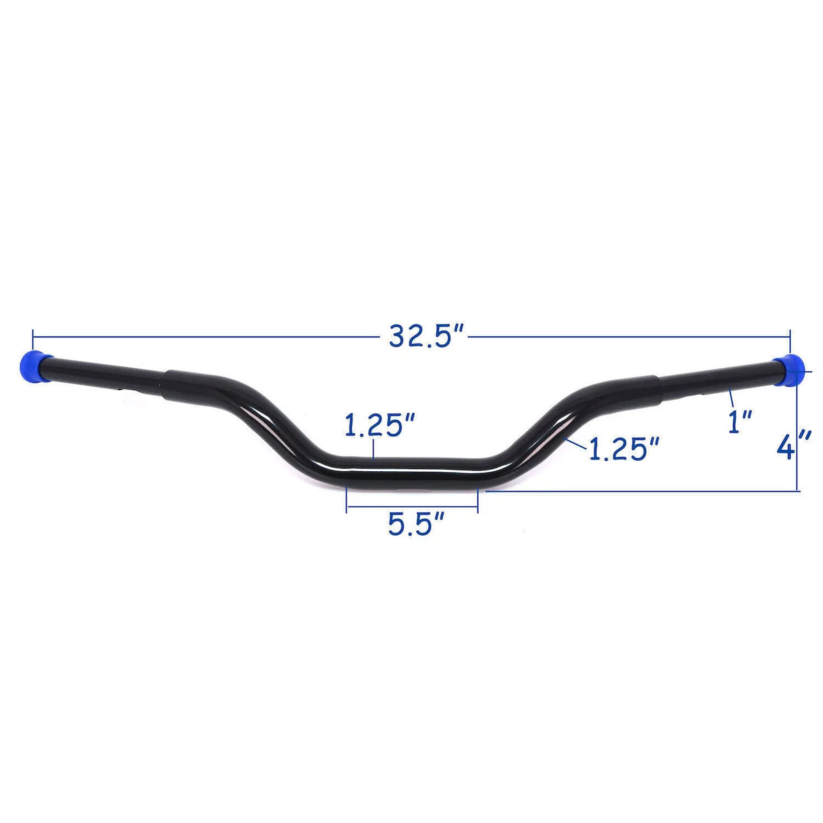1" Handlebar w/ 2" Riser for Harley Softail Sportster Dyna (1996–2018)