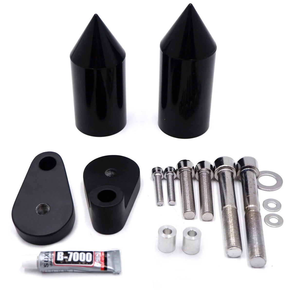 Spike Frame Slider in Black for Honda CBR1000RR (2006–2020)