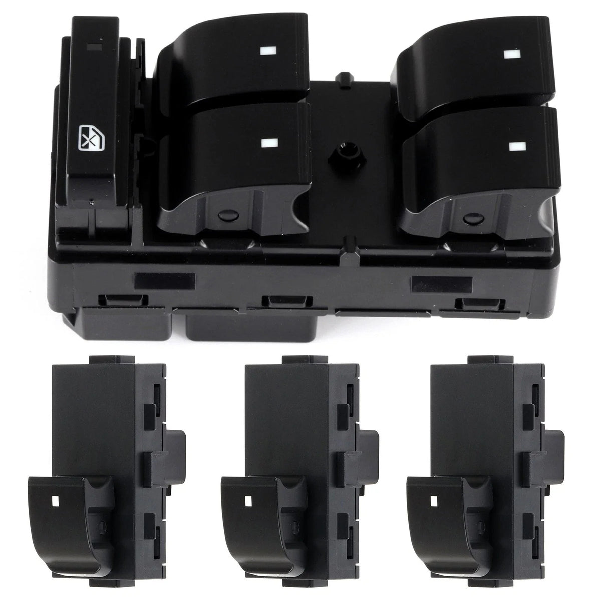 Set of 4 Window Switches for Chevy Silverado GMC (2007–2013)