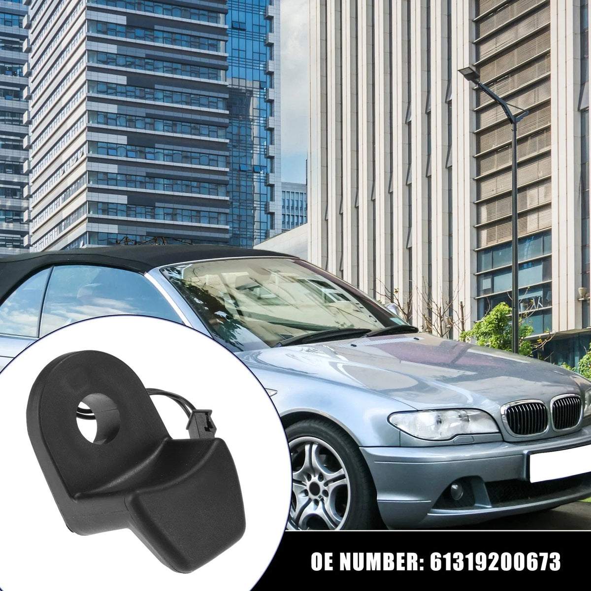 Tailgate Window Switch for BMW E46 E91 E61 (2000–2007) No.61319200673