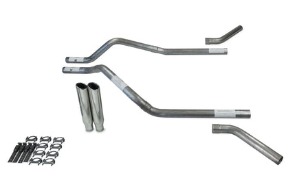 Dual Exhaust System with 2.5" Tips for 1995 to 1999 GMC Jimmy