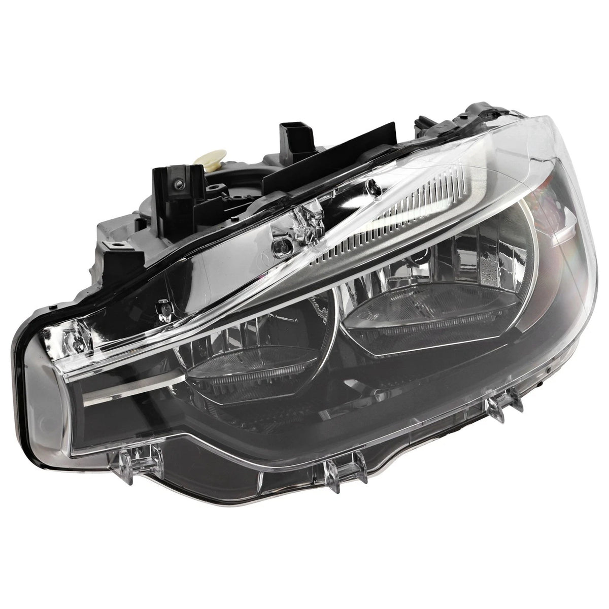 Driver Side Headlight for BMW 330i xDrive (2017–2019) Halogen, Includes Bulb