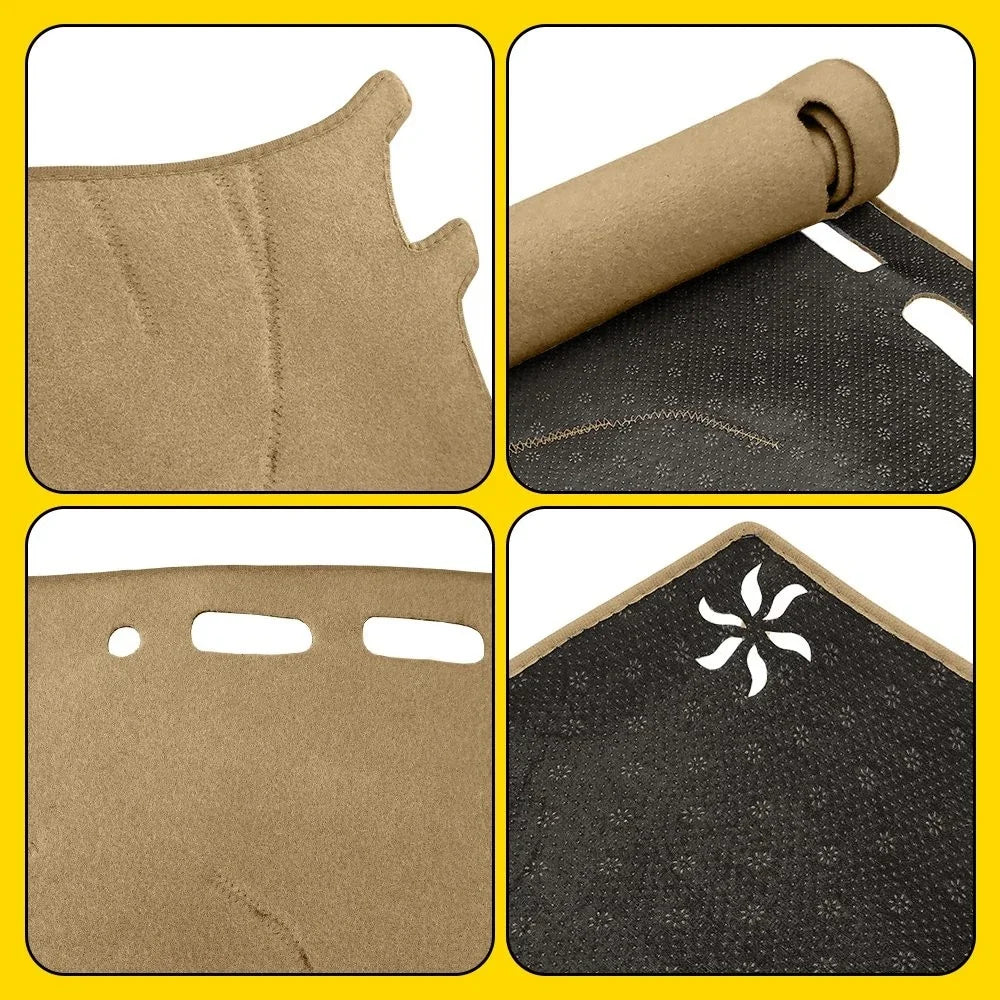 Dash Cover Mat in Black Gray Beige for Sienna 2004–2010