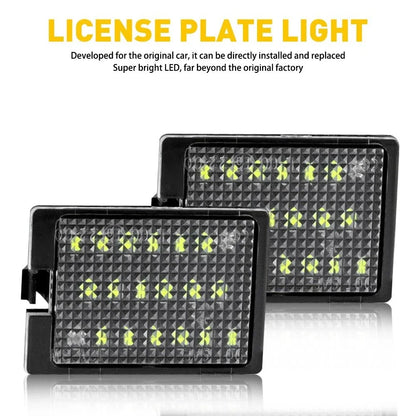 LED License Plate Light Assembly - 2 Pack for Dodge Durango 2014-2020