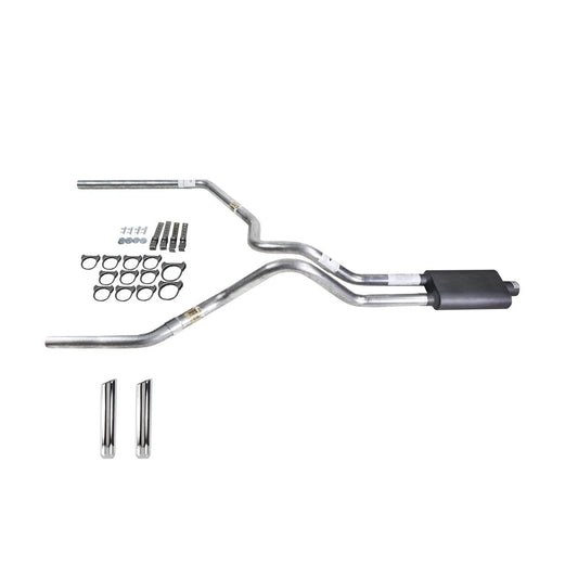 Dual Exhaust Pipe for Titan 04-05 (2.5" Flowsound Muffler RW Tip)