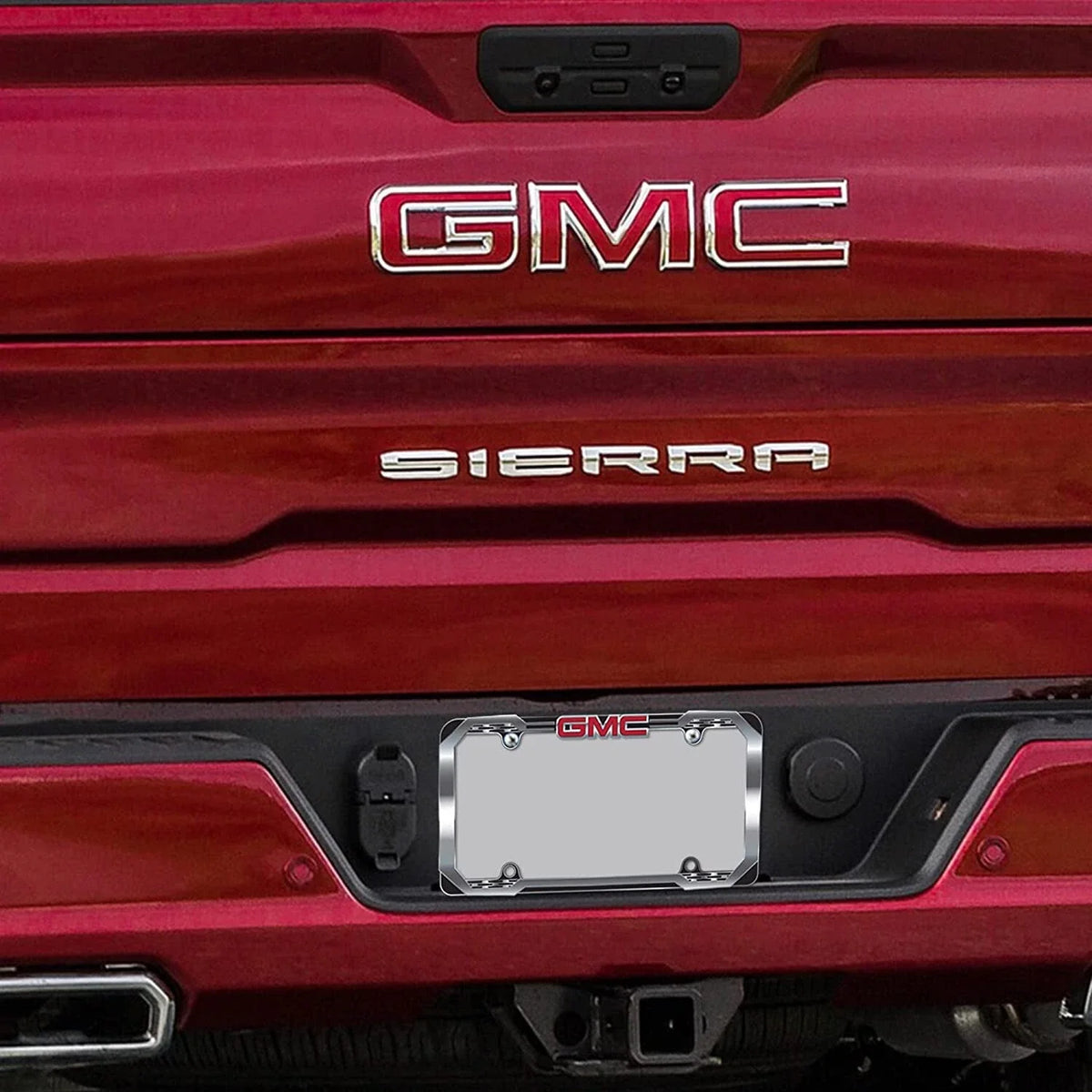 License Plate Frame, Reversible for GMC (042577)
