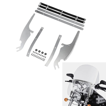 Windscreen Mounting Bracket Kit for Harley Davidson FL Softail