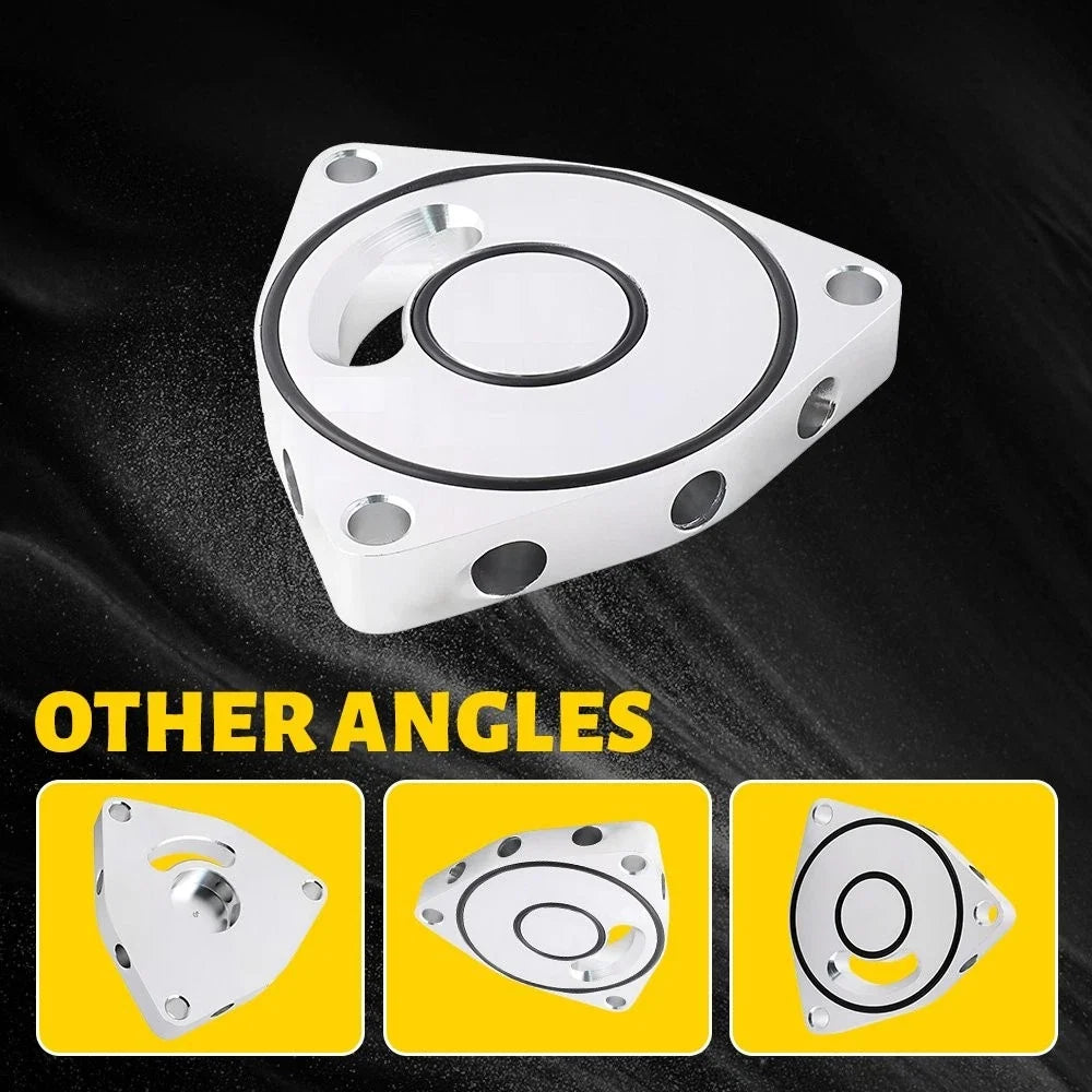 Blow Off Valve Plate Spacer - Silver Adapter for Honda Civic 2015-2021