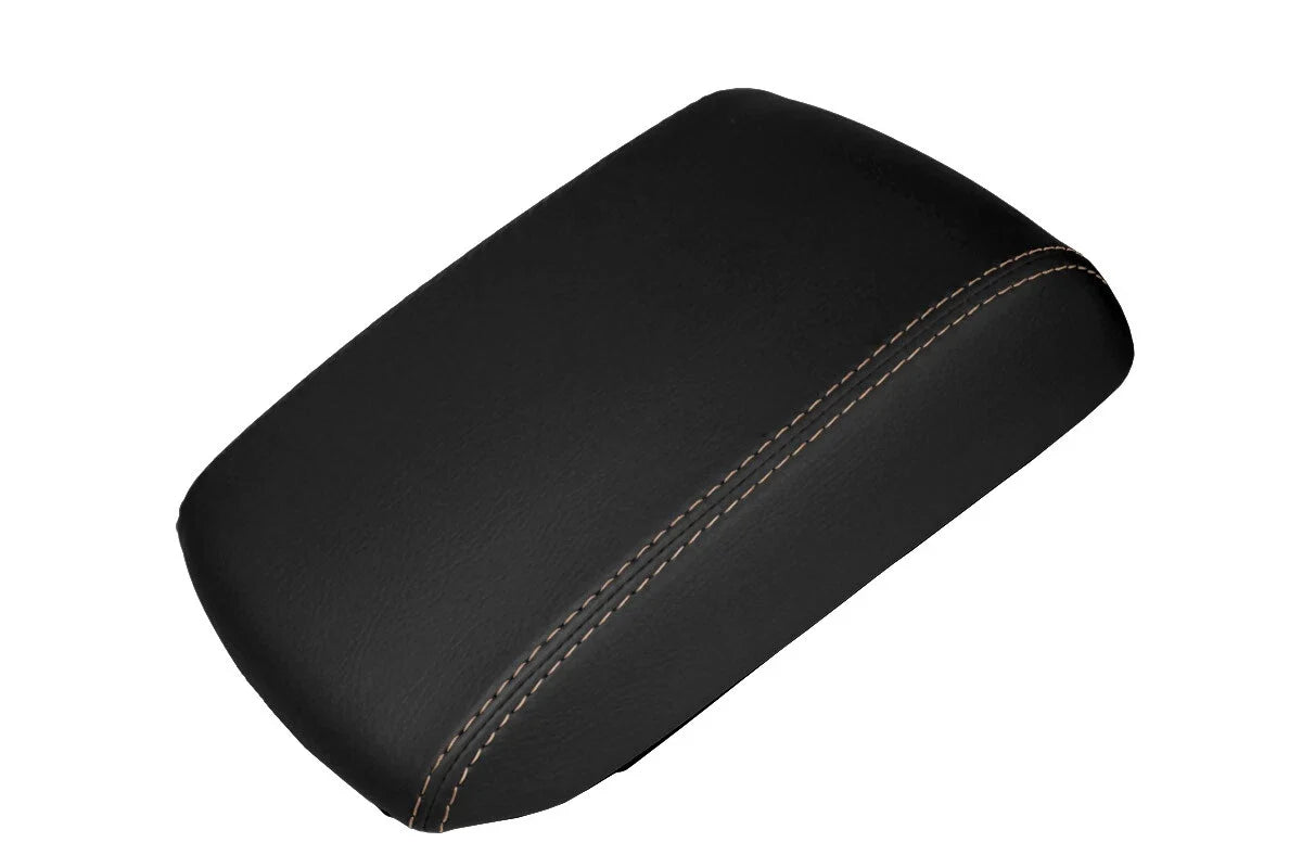 Armrest Cover for Mazda 3 (2003–2008) Leather Beige Stitch