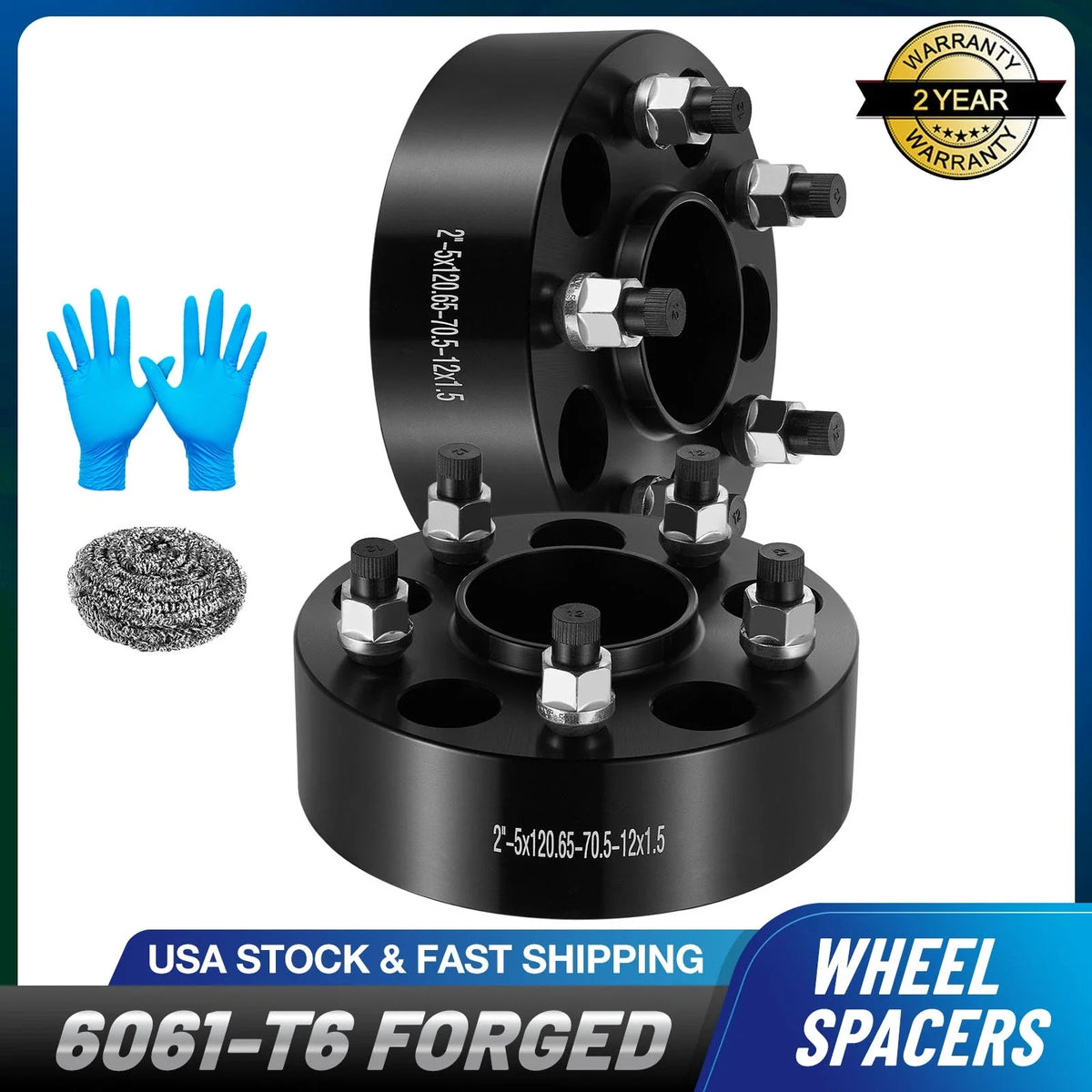 2X 2" Wheel Spacers for Chevy S10 Blazer (1983–1994)