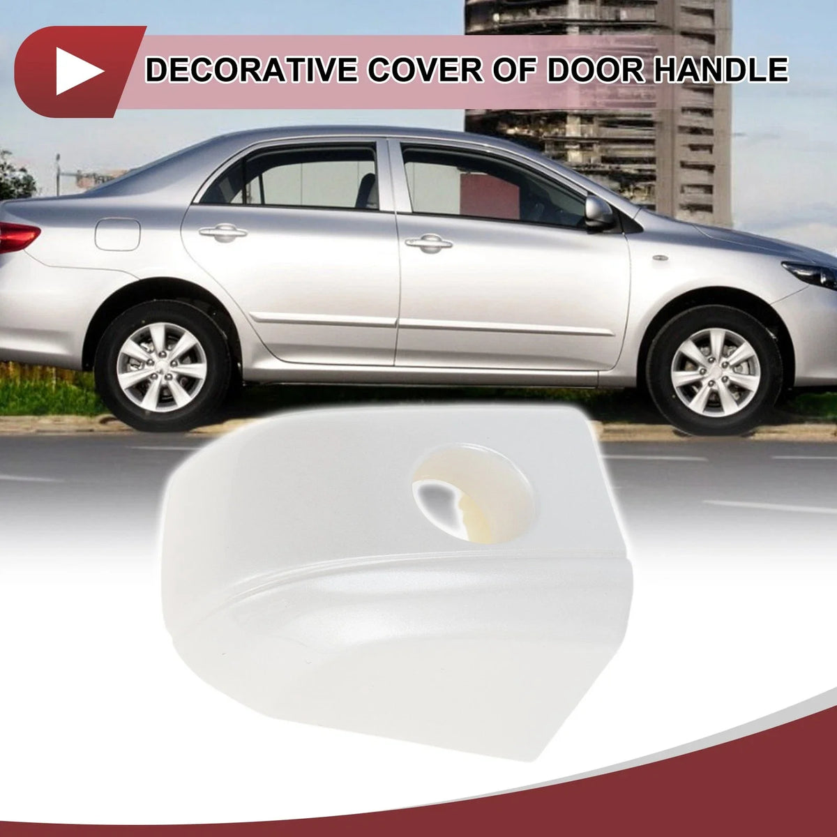 Front Left Door Handle for Honda Accord MK10 (2018–2020) White ABS