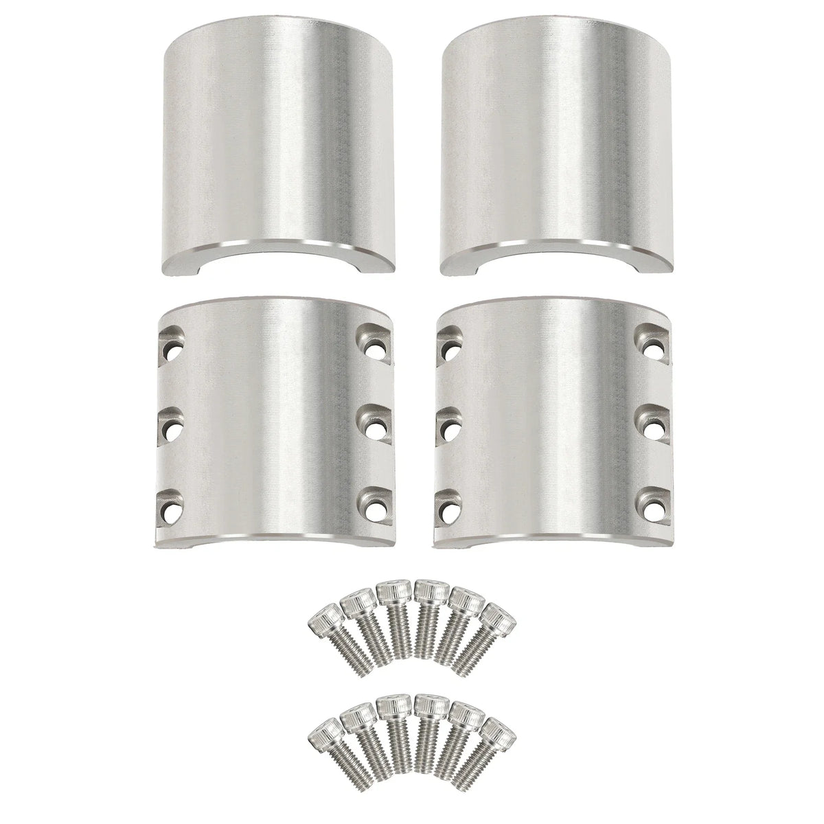 Set of 2 Tube Clamps 2" OD for Roll Cage Mount