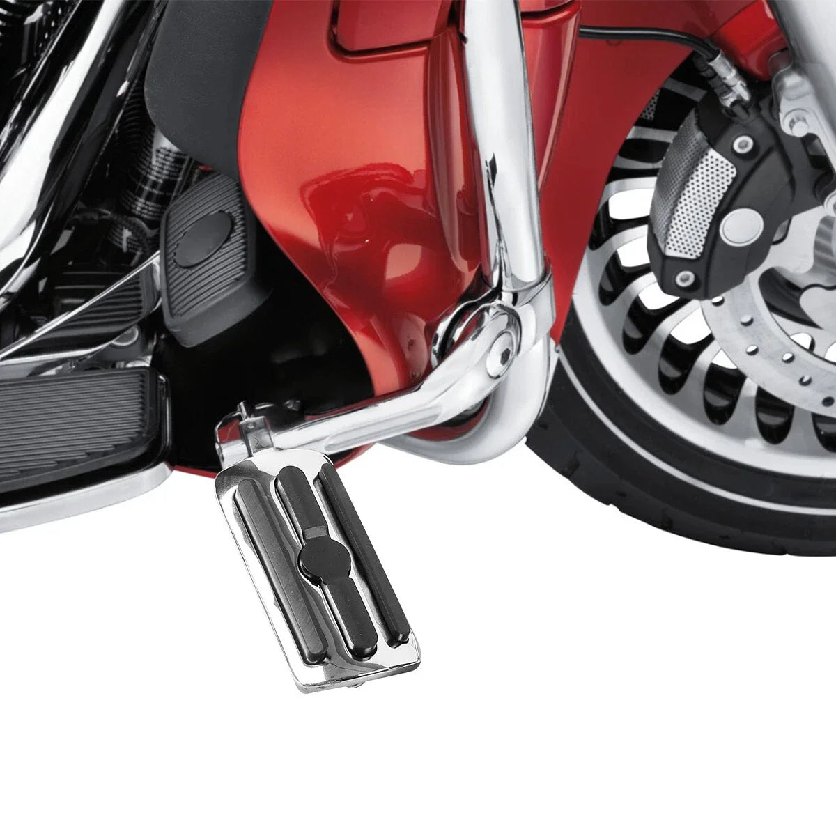 Highway Foot Pegs Mount Kit 1.25" Long Angled Adjustable for Harley