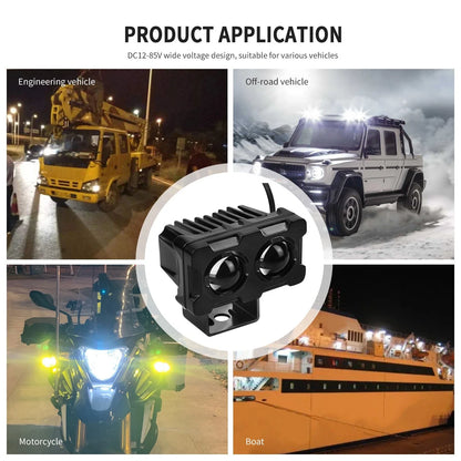 Waterproof 30W Motorcycle LED Worklight Spotlight