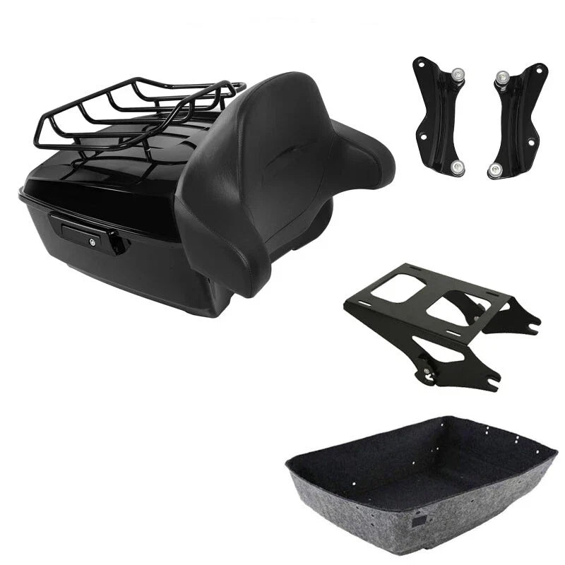 Trunk Pad Mount Rack Kit for Harley Touring Road Glide 2014–2026