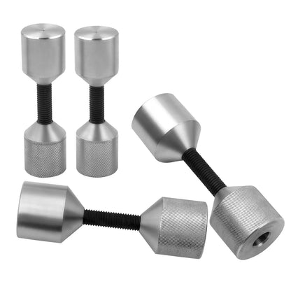 Set of 4 Flange Two Hole Pins Stainless Steel 1-1/8'' & 1-5/8'' Diameter