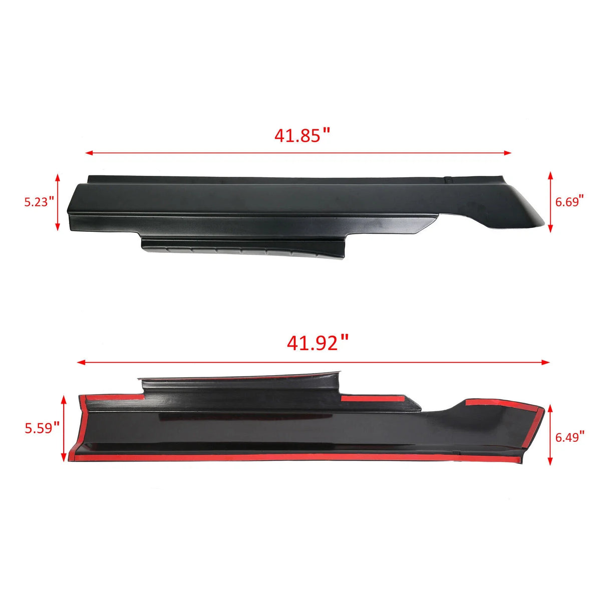 Trim Protector for Rocker Panels on Dodge Ram 1500 2500 3500 Crew Cab 09-18