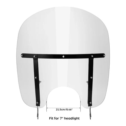 Clear Windshield for Harley Fatboy Slim 2000-2017