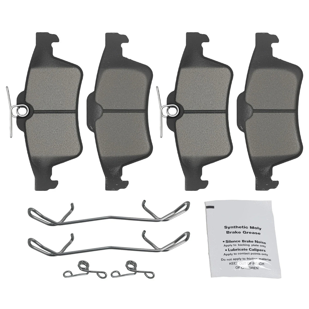 Rear Ceramic Brake Pads Kit for Saab 9-3 (2003–2011) / 9-3X (2010–2011)