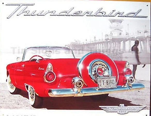 Vintage Replica Tin Metal Sign for Ford Thunderbird (1955–1966) 1271